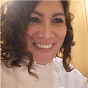 Profesora de cocina de sal y pasteleria